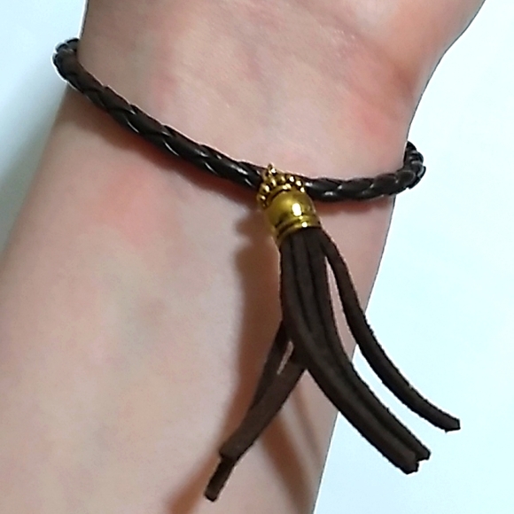 Brown and gold colored bracelet - Picture 4 of 4